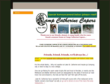 Tablet Screenshot of campcatherinecapers.com